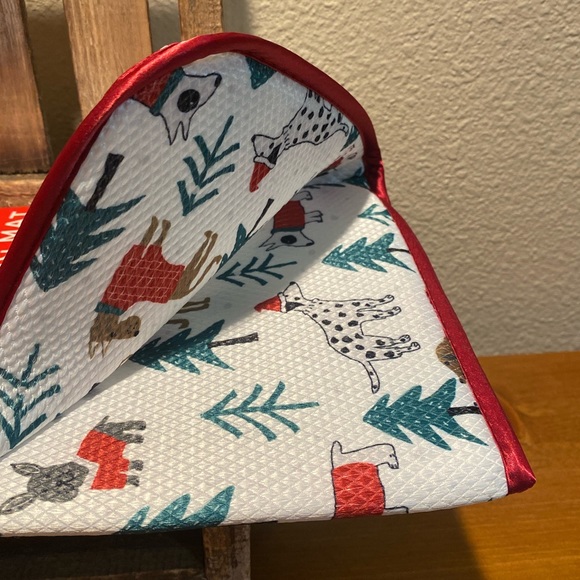 Christmas Dogs Dish Drying Mat, Dog Themed Dish Drying Mat, Christmas Decor - Picture 9 of 11